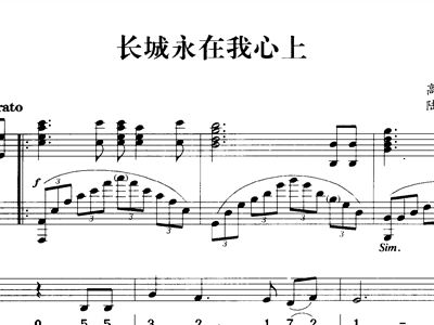 在我心上歌谱 你的爱永在我心里歌谱 敬拜赞美迎来神同在歌-罗纳