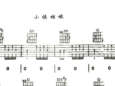 <em>小镇姑娘</em>陶喆吉他谱和弦谱