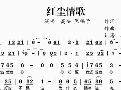 红尘情歌高安黑鸭子高安黑鸭子笛子谱,电子琴