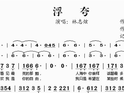 浮夸简谱_浮夸陈奕迅简谱(2)