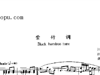 紫竹调 钢琴伴奏谱1