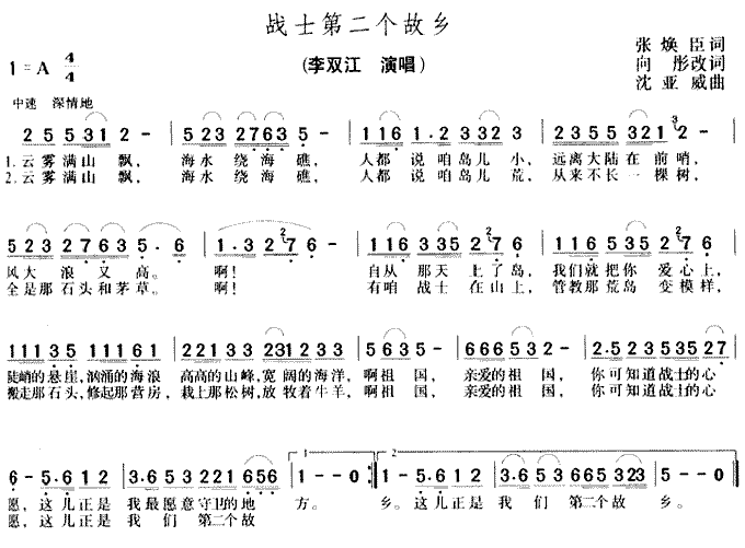 战士的第二故乡
