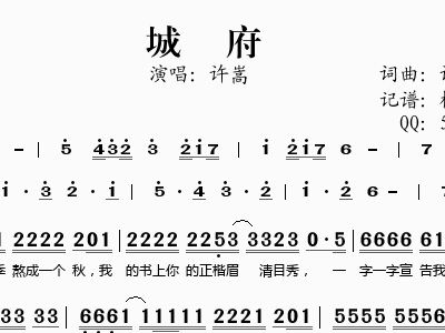 许嵩歌词曲谱_许嵩歌词图片(3)