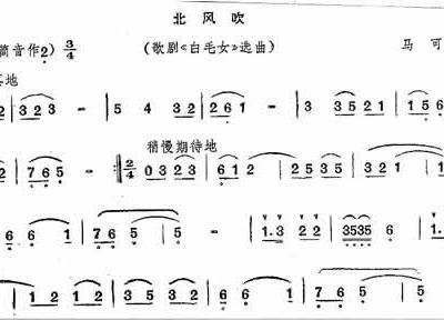 北风吹简谱歌谱_风吹麦浪简谱歌谱