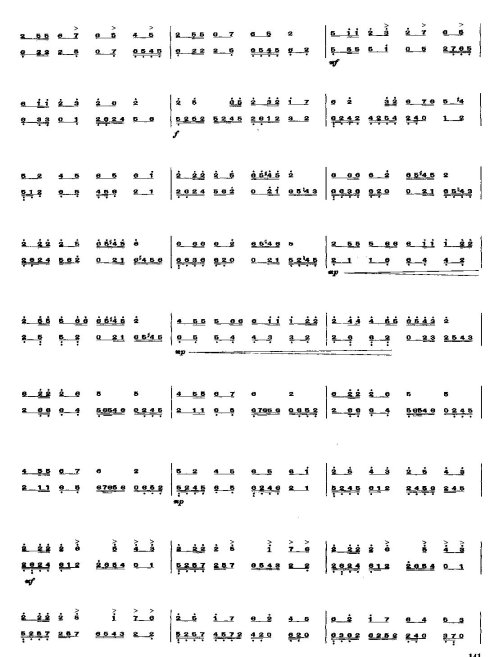 囍唢呐曲谱_唢呐百鸟朝凤曲谱(3)