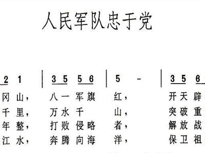部队起床号简谱_部队起床号军号简谱(3)