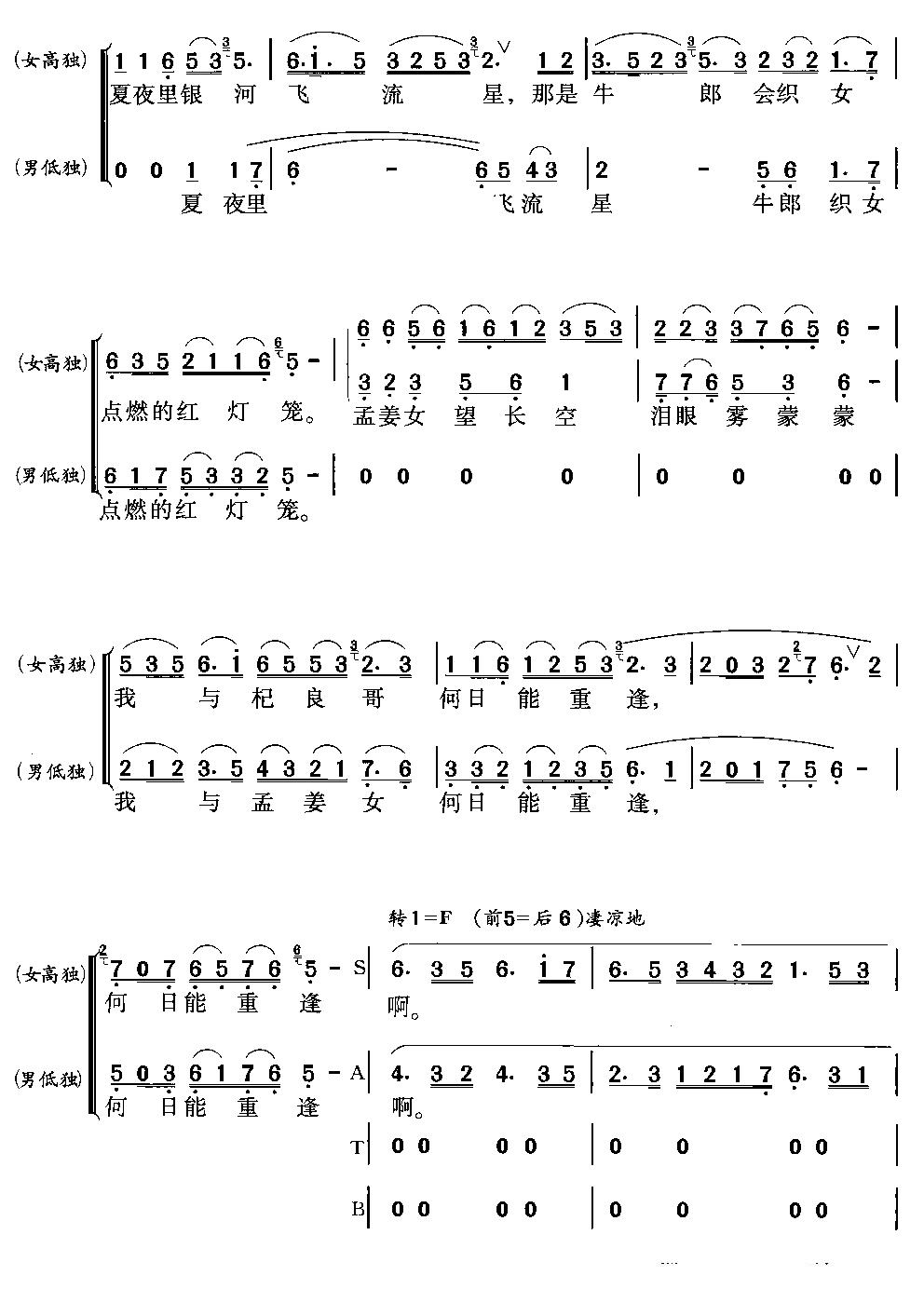 红旗颂交响简谱_红旗颂简谱