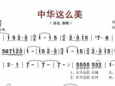 张也歌曲简谱_走进新时代简谱张也
