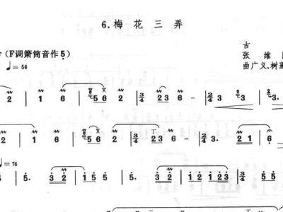 笛子简谱大全_笛子简谱大全100首(3)