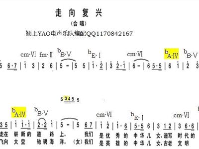 走向复兴简谱_走向复兴简谱歌谱(2)