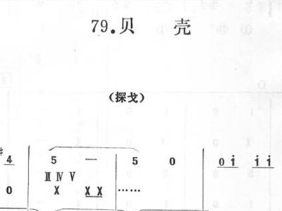 贝壳歌简谱_贝壳简笔画