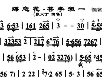 蝶恋花答李淑一琵琶曲谱_光遇琵琶曲谱(2)