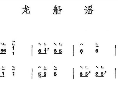 简谱龙舟_泛龙舟简谱(2)