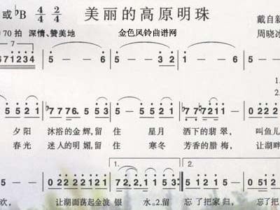 《明珠》的简谱_草原明珠简谱(2)