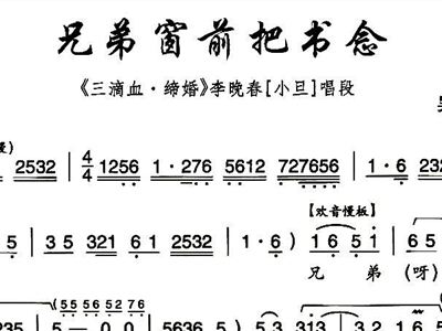 秦腔三滴血开幕曲谱_秦腔三滴血图片(3)