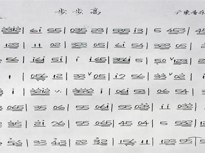 简谱步步高_步步高简谱歌谱(3)