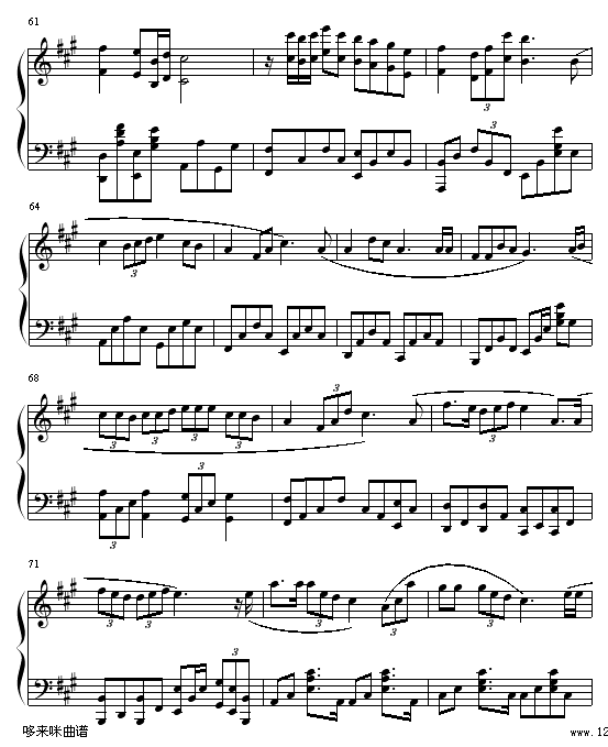 终身美丽曲谱_终身美丽图片(2)