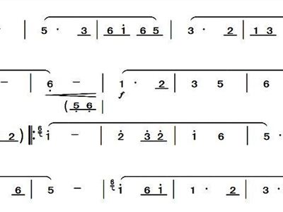 简谱歌曲牧民新歌_牧民新歌笛子简谱(3)