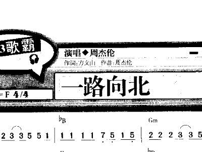 一路向北简谱歌谱_冷漠一路向北简谱歌谱(3)