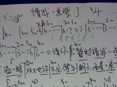 借简谱吉他_借月简谱(3)