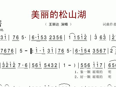 王丽达简谱_南湖的船王丽达简谱(3)
