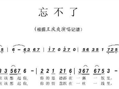 王庆爽歌曲简谱_千古绝唱简谱王庆爽(2)