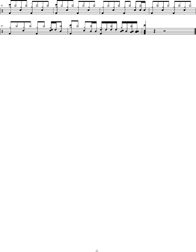 架子鼓练习曲谱_架子鼓曲谱(4)