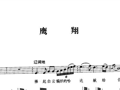 鹰翔 钢琴伴奏谱