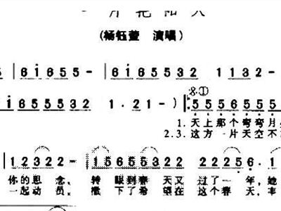 毛宁杨钰莹祝寿歌曲谱_毛宁杨钰莹(5)