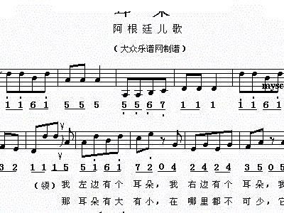 简谱耳朵_耳朵图片卡通