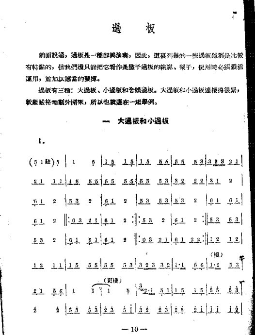 河南坠子音乐 1 20 歌谱 简谱