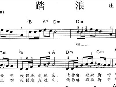 电子琴谱简谱_电子琴谱简谱入门(3)