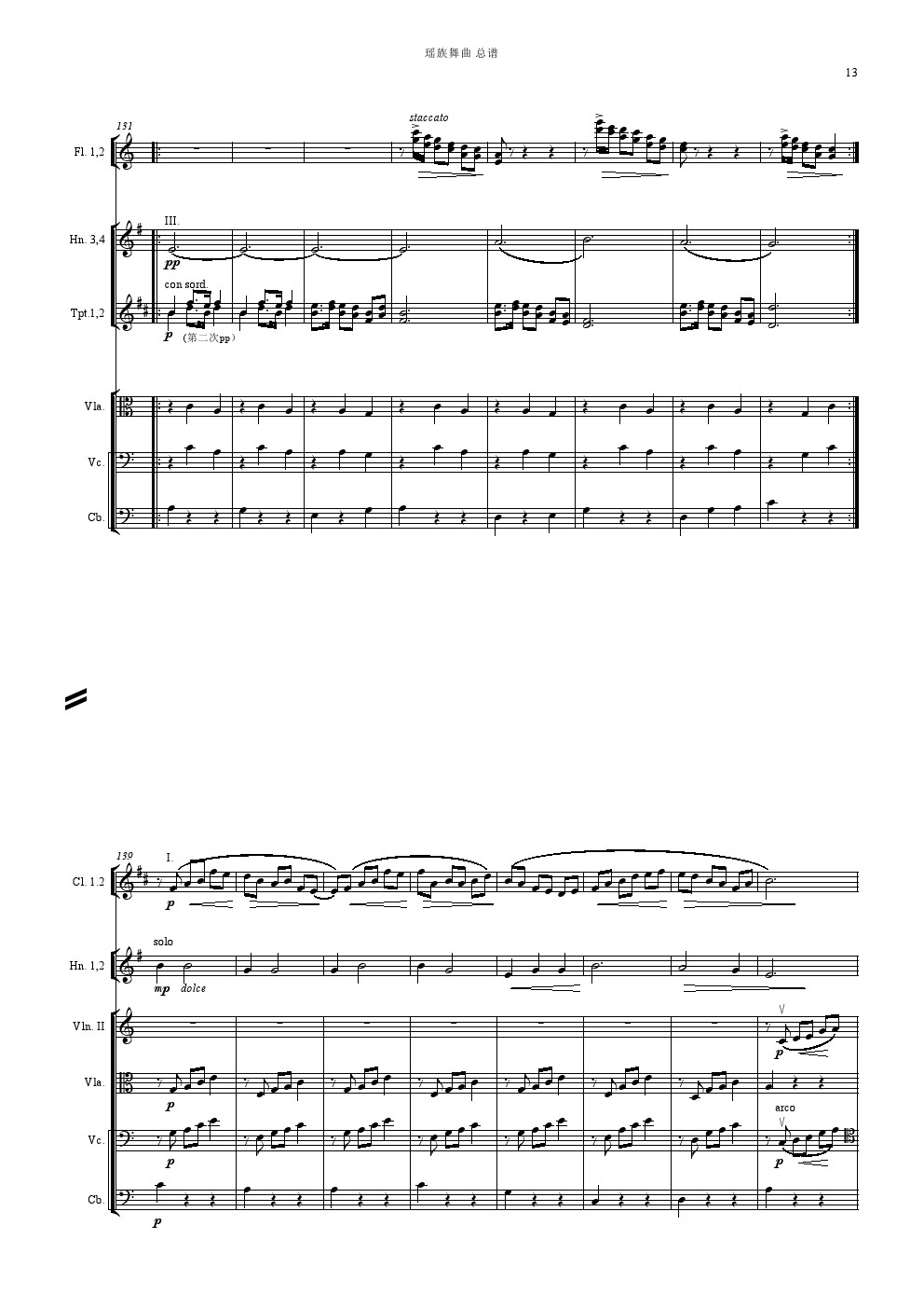 瑶族舞曲谱面分析_瑶族舞曲古筝谱(3)