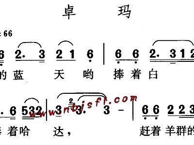 卓玛儿童歌曲简谱_降央卓玛的歌曲简谱(2)