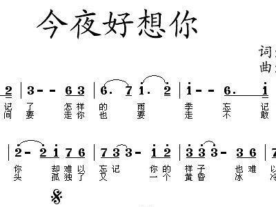 今夜你会不会来简谱_今夜你会不会来(2)