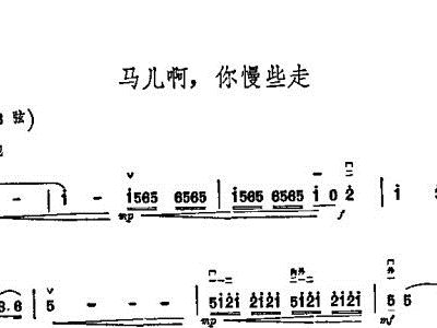 二胡 马儿啊你慢些走