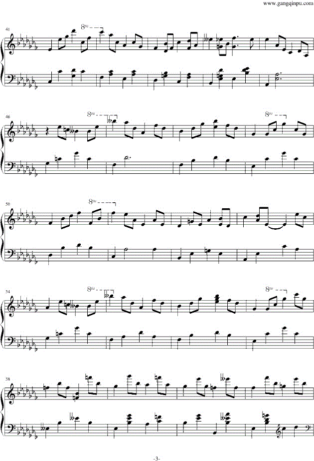 soothing by plucking heartstrings 仓本裕基 钢琴谱