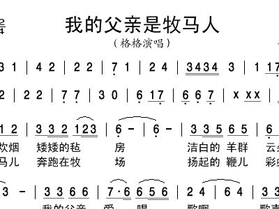 我的爸爸简谱_月亮代表我的心简谱(3)