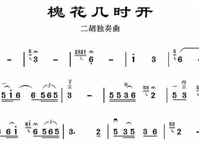 槐树花简谱_槐树花(2)