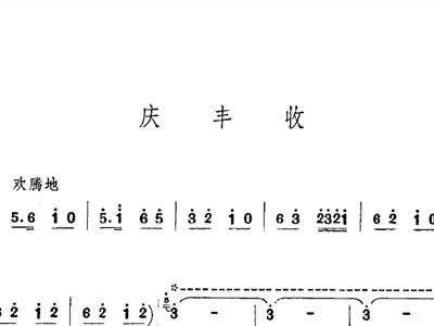 唢呐独奏曲黑土地简谱_黑土地唢呐简谱