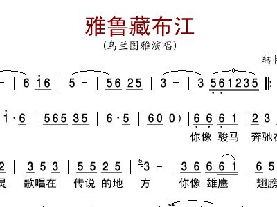 雅鲁藏布江简谱_雅鲁藏布江地图