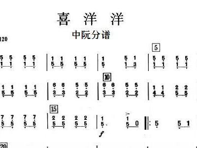 喜洋洋的歌词曲谱_喜洋洋曲谱(3)
