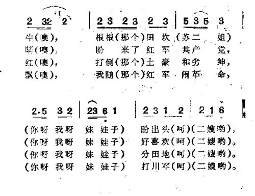 红军曲谱_陶笛曲谱12孔(4)
