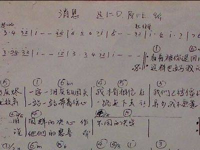 消息简谱_儿歌简谱(2)