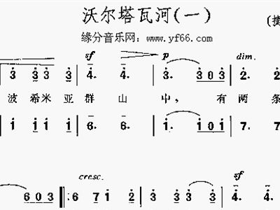 沃尔塔瓦河简谱_沃尔塔瓦河地图