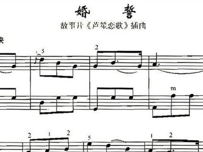 简谱婚誓_婚誓简谱歌谱(2)