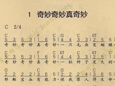 奇妙奇妙真奇妙简谱_彩色世界真奇妙简谱