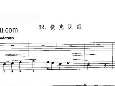 捷克民歌牧羊女简谱_捷克民歌简谱