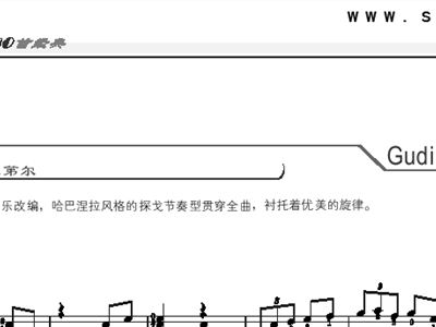 鸽子吉它曲谱_画吉它曲谱(3)