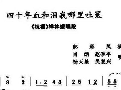血和泪简谱_我和我的祖国简谱(3)